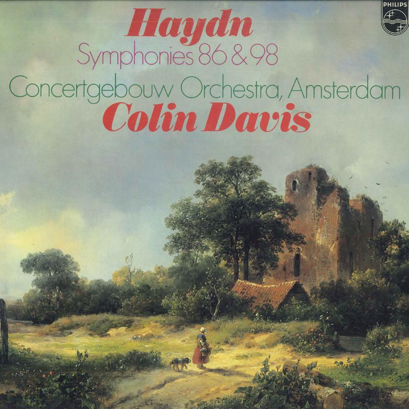 LP Record HAYDN COLIN DAVIS CONCERTGEBOUW O  Symphonies 86  98 9500678 PHILIPS 1979 Netherland Classical Used