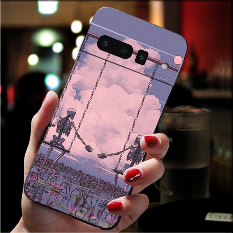 Phone Case For Google Pixel 10 Pro 9 Pro XL 9A 8 7 6 Pro Pixel 8A 7A 6A Pixel 8 7 6 5 Skeleton