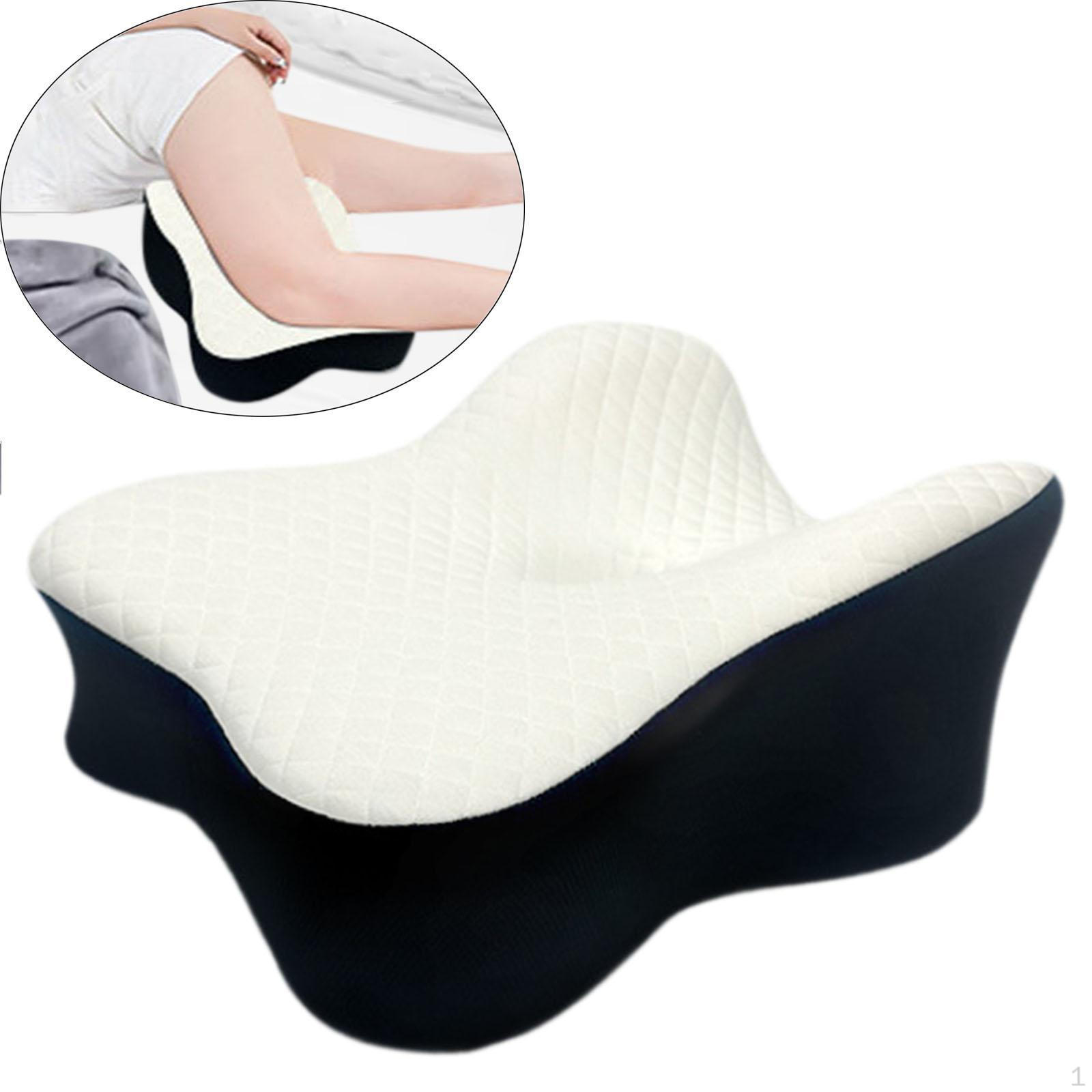 

Подушка под колено для сна на боку, эргономичная, поддерживающая, пена с эффектом памяти для ног Black and White