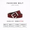 Vintage Style Womens Suede Leather Belt With Pin Buckle 3.3cm Wide Adjustable Jeans Casual Wear