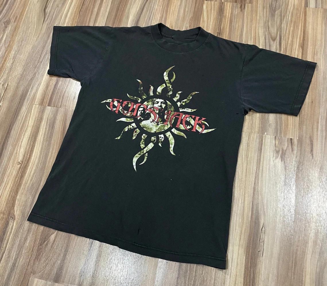 Godsmack Concert Tour T shirt Full Size S-5XL S разноцветный