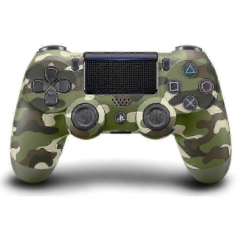Wireless Controller for PlayStation 4 - Green Camouflage (Renewed)