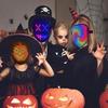 Led Mask with Gesture Sensing LED Lighted Face Mask for Costume Cosplay Party Masquerade Halloween