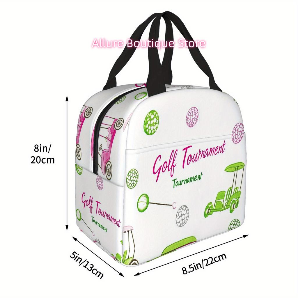 1pc Golf Cart & Ball Thermal Insulated Bag - Reusable, Portable, No-Food Contact, Ideal for Home, Office, Restaurant Use, Mixed