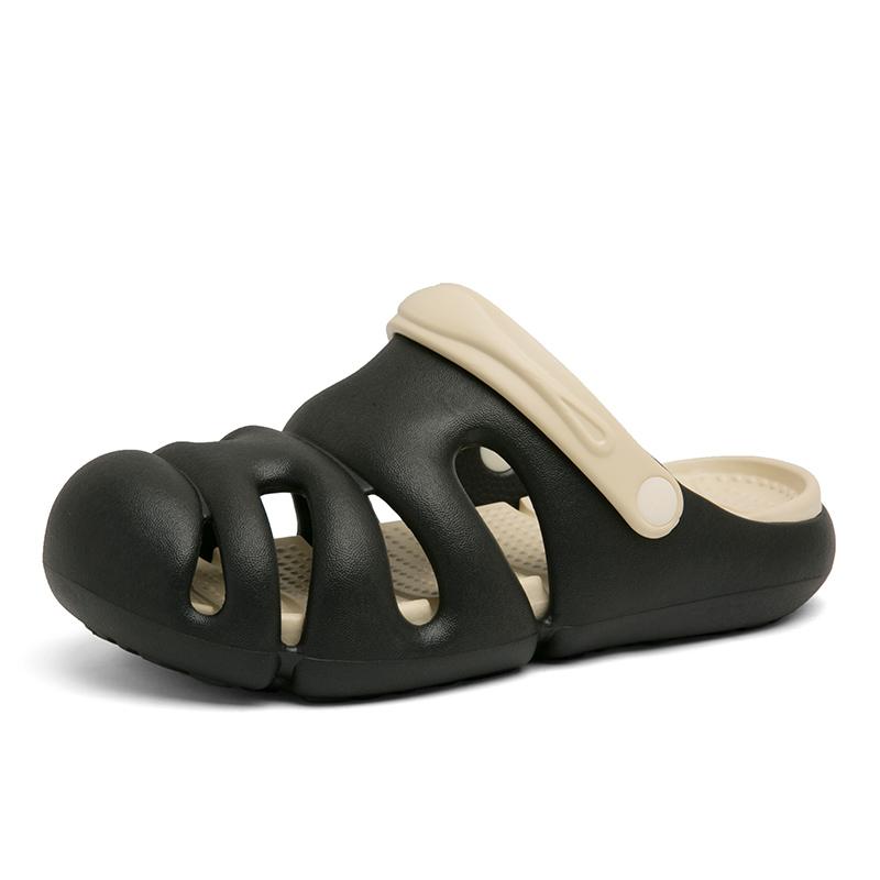 Men Sandals Summer Shoes Black Sandals For Men Beach Outdoor Garden Flat Cool Slippers Dress C Rose Shoes Chanclas Hombre