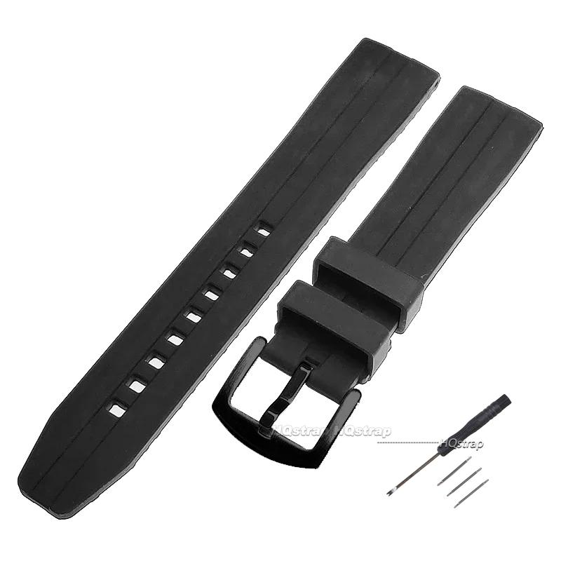 

Extended Length Big Size Silicone Watch Strap for Rolex Wristband for Seiko Waterproof Bracelet 20mm 22mm Men Sport Rubber Belt 18mm