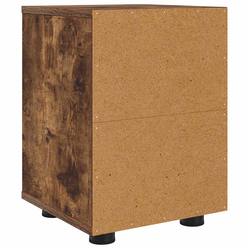 Nightstands 2 pcs Smoked Oak 30.5 x 30 x 43 cm