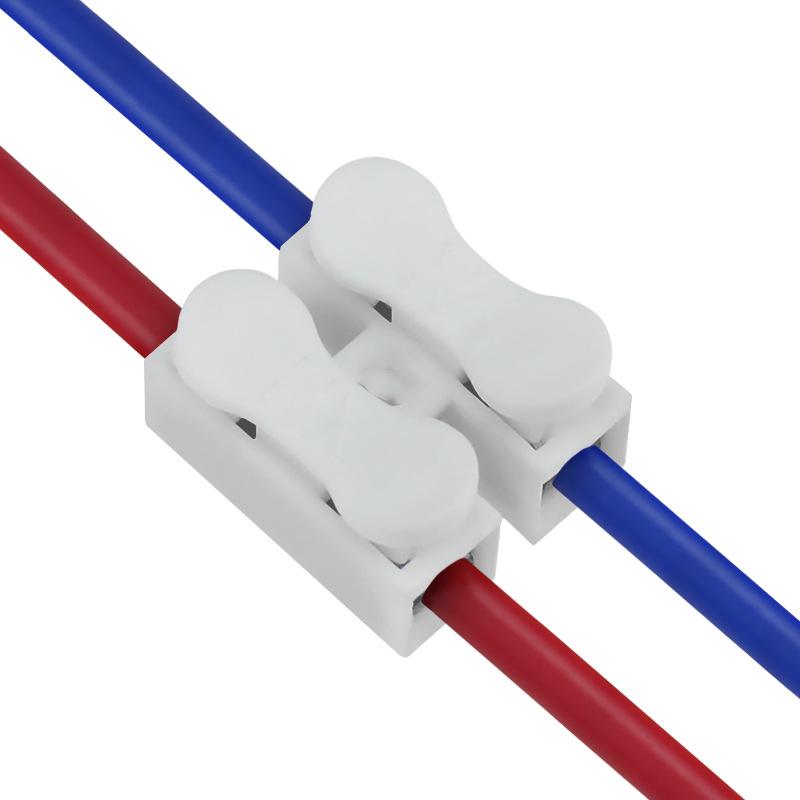 20pcs-50pcs Electrical Cable Connectors CH2 CH3 No Solding Quick Cable Wire Connector No Screw Terminal Block Spring Clamp