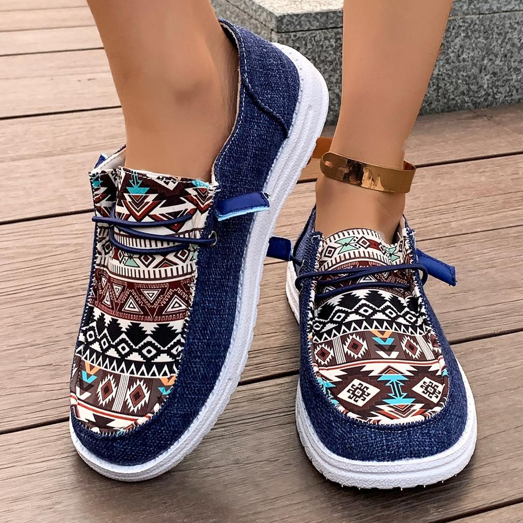 Canvas Women's Shoes Flat Casual Shoes Women's Cloth Shoes Support Temu/shein