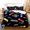 Skateboard Duvet Cover Microfiber Extreme Sports Game Bedding Set Astronaut Spaceman Skateboard Quilt Cover For Boys Teen Boys