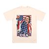 USA Ice Hockey Jack Hughes T Shirts USA Inspired Graphic Clothing Hockey Fan Tee Women Unisex High Quality Oneck Cotton Tshirts