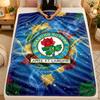 Flannel BlanketBlackburn Rovers Football Warm Soft Throw Blanket for Indoor Sofa Bed Living Room Use