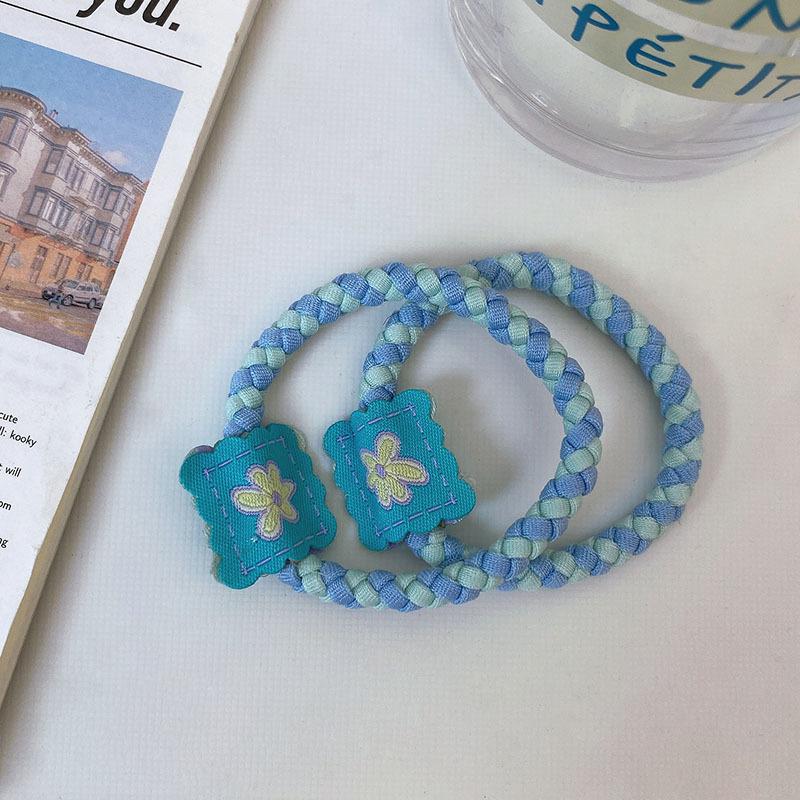 2023 New Korean Scrunchie Set Sweet Large Rubber Band Hair Rope For Women Elastic Hairbands Headbands Hair Accessories Headwear