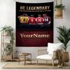 Arsenal Custom Your Name Wall Decor Tapestry Art For Pet Memorial Birthdaywedding Party Backdrop Family Gift