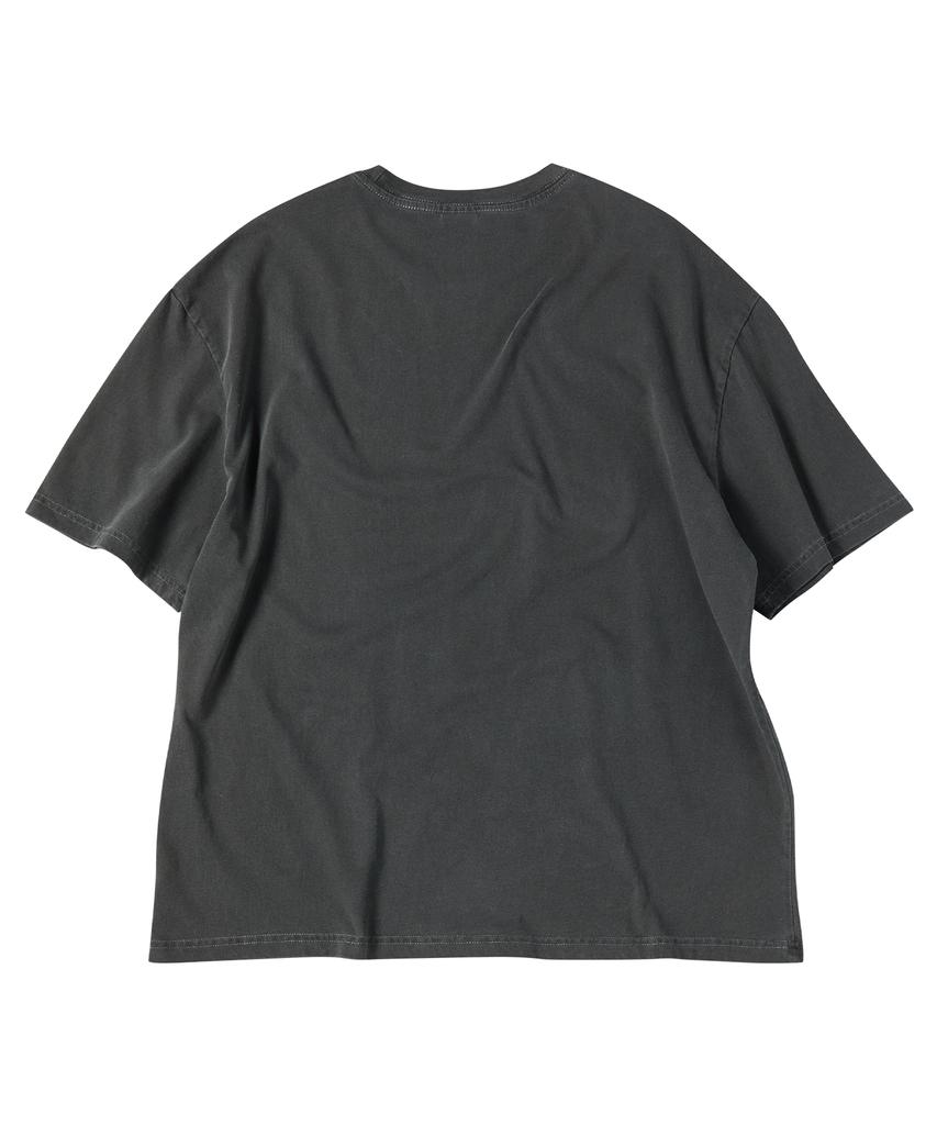 TRAVEL Vanguard Pigment Short Sleeve T-Shirt Black Charcoal
