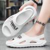 2025 New Men's Sports Slippers Summer Wear-resistant Thick Bottom Outer Wear Indoor Home Non-slip Men's Beach Leisure