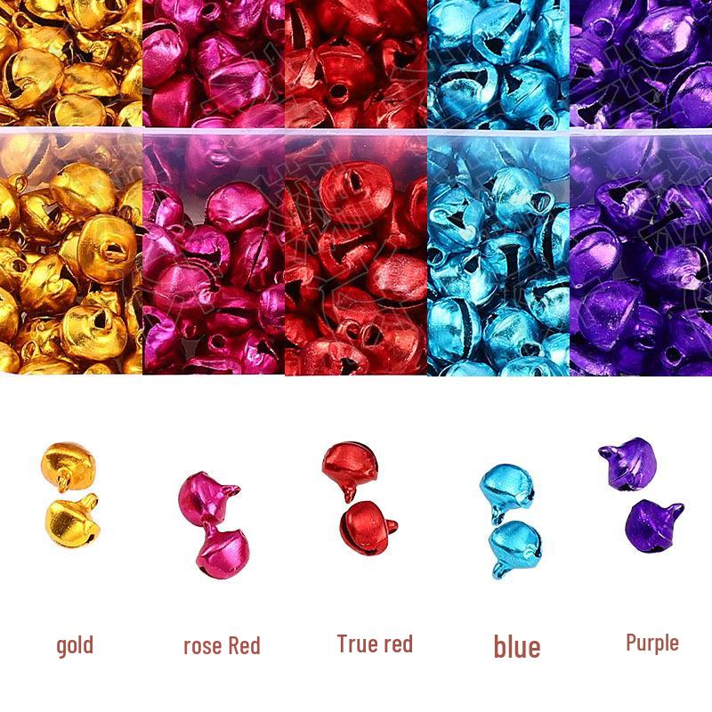 Mixed Color Jingle Bells DIY Ornaments for Early Education & Crafts