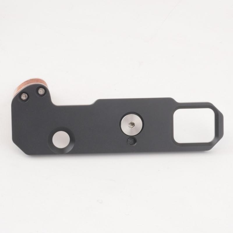 Half Cage Wood Handgrip L Bracket for Arca Tripods Quick Release Plate Mount for F 2 DSLR Camera