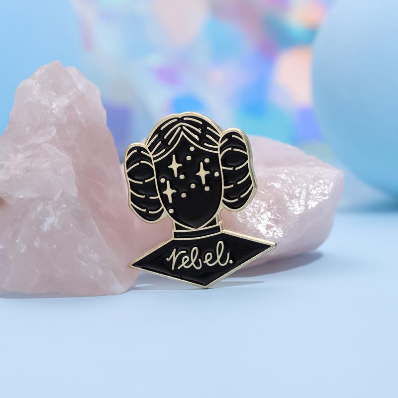 Movie Characters Enamel Pins Custom Feminism Girl Power Brooches Lapel Badges Jewelry Gift for Fans Friends