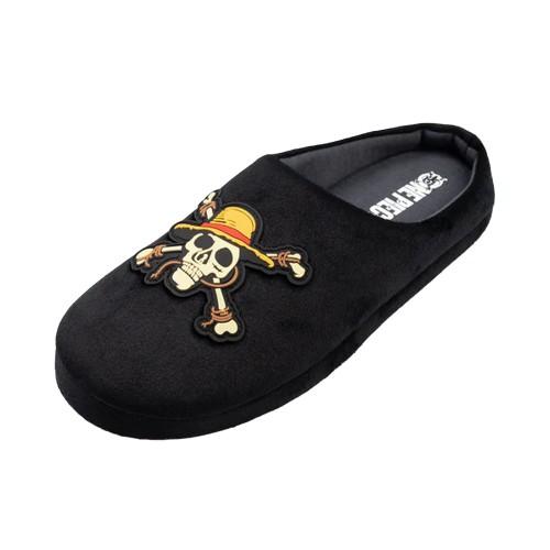 Pantofole a sabot da uomo con logo One Piece 12 nero