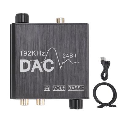 192kHz digitálně-analogový převodník zvuku, nastavitelný plug and play DAC převodník z hliníkové slitiny pro...