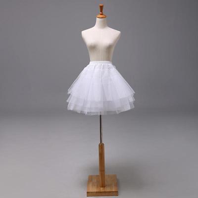 Violent Lolita Puffy Skirt Maid Outfit - Short Boneless Skirt for Daily or Wedding Wear