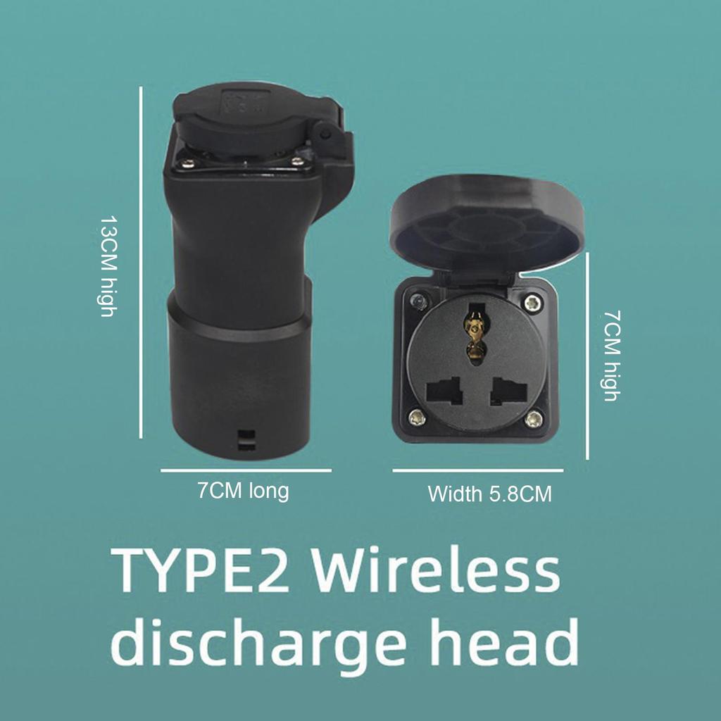 Entladung V2L Typ 2 zu Eurostecker EV-Ladeadapter 16A EVSE IEC62196 Stecker