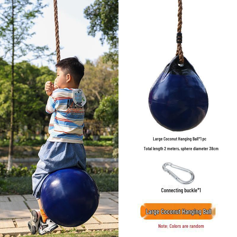 Outdoor Kids' Rope Ladder Swing for Sensory Integration and Climbing Activities