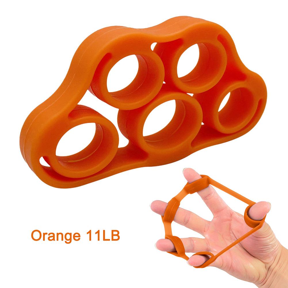 Silicone Finger Gripper Strengthener Trainer Elastic Hand Grip Strengthener Guitar Finger Exerciser Patient Hand Trainer Professional Grade