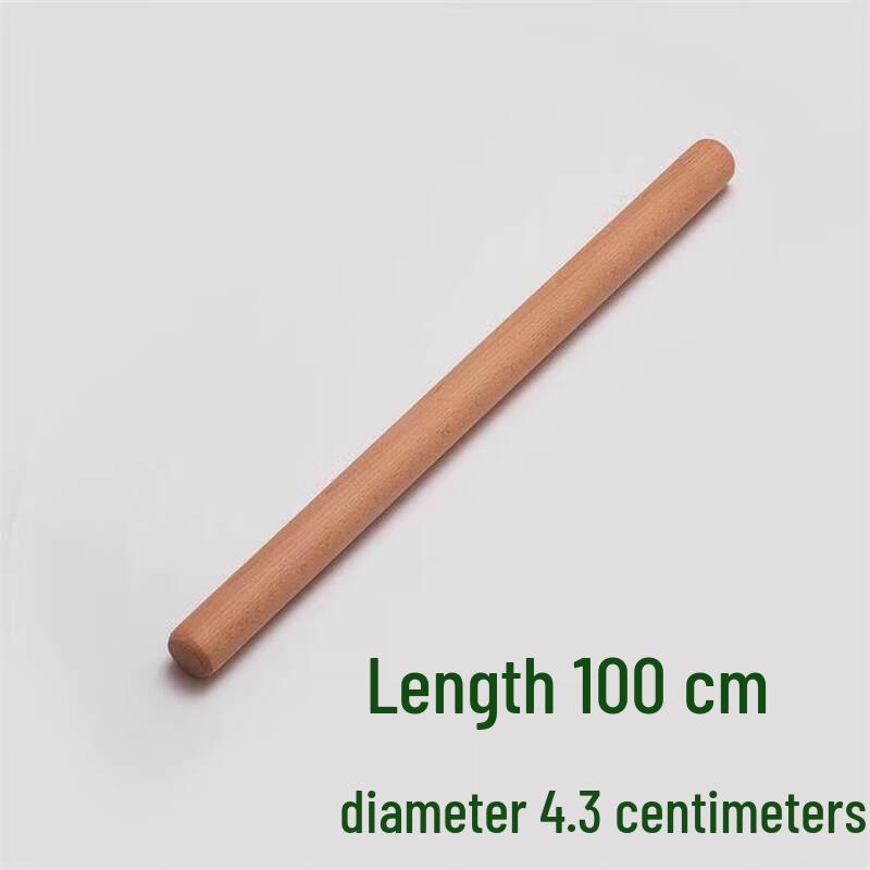 Solid Wood Extra-Long Rolling Pin