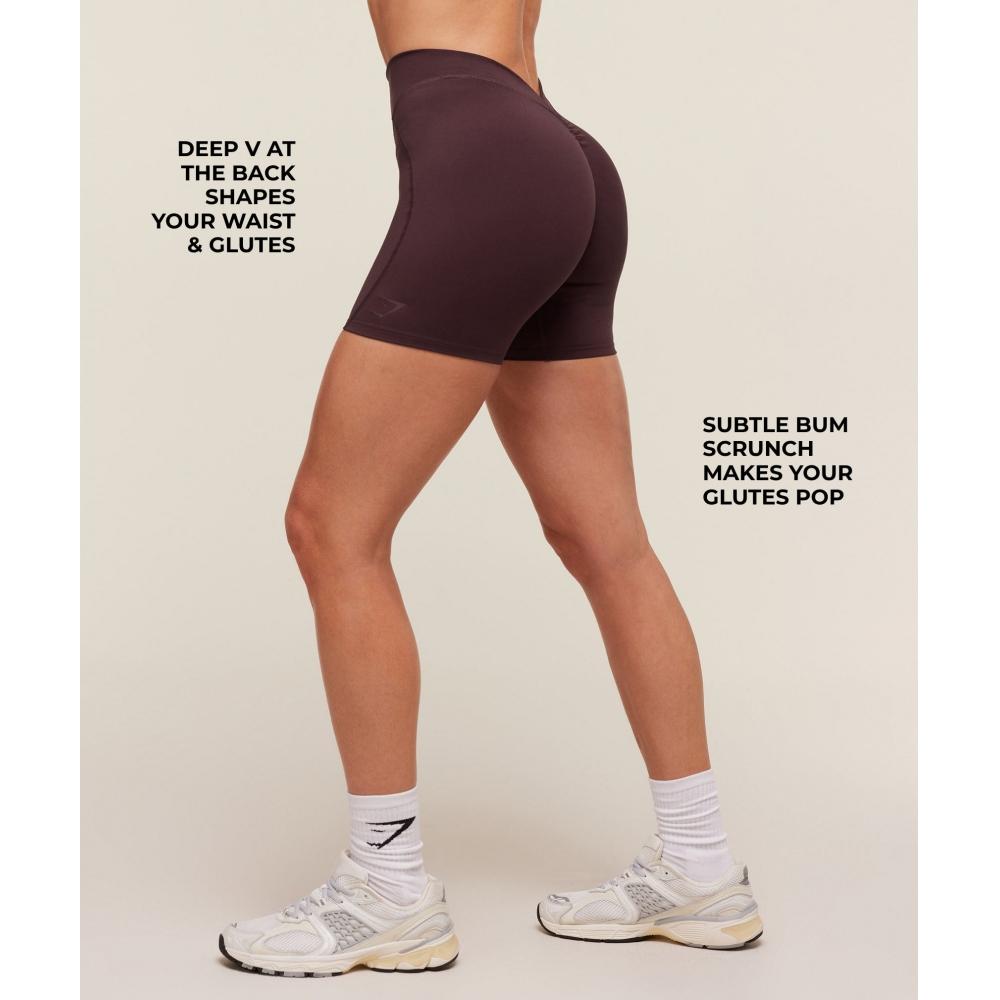 Gymshark Lifting Dipped Waistband Short Cherry Purple B4b8x Pcds