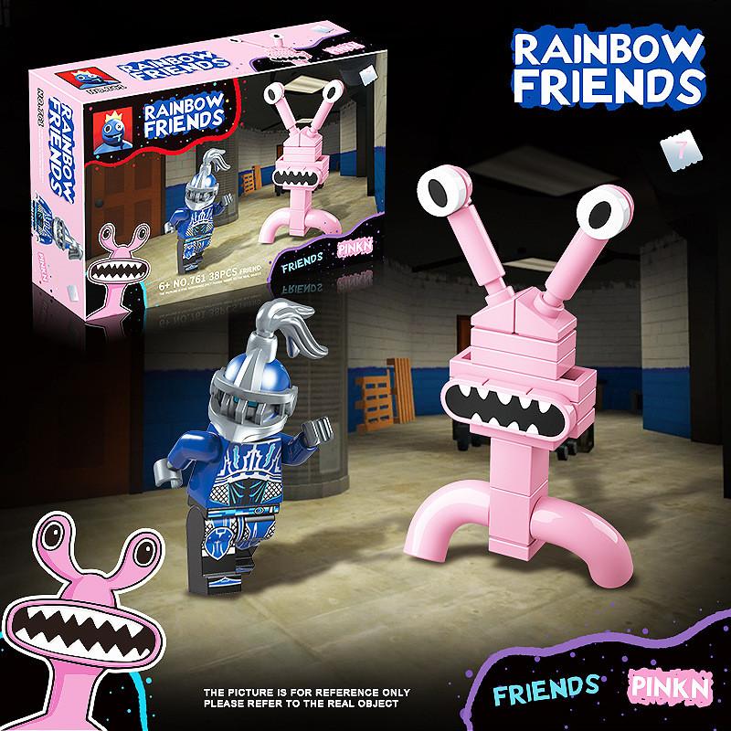 Roblox Rainbow Friends Monster Game Character Building Block 8pcs Set Kid Toy For Children And Gift