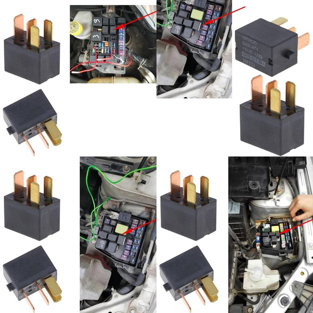 High Performance G8hl-h71-12vdc Automotive Relay Durable Abs Metal Construction