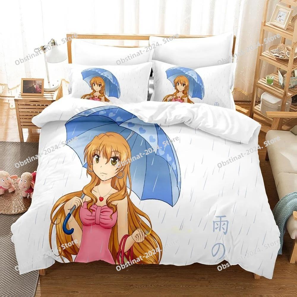 Fashion Anime Bed Sheet Set Golden Time Bedding Set Single Twin Full Queen King Size Bed Set Adult Kid Bedroom Duvet Cover Sets