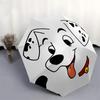 Dalmatian, Spots Themed Automatic Opening and Closing Umbrella, Brightly Colored 8-rib Portable Umbrella, Suitable for Men and Women, A Perfect Gift f