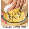 Manual Potato Masher Tool with Ergonomic Handle Handheld Vegetable Press for Mashing Potatoes Pumpkins More Kitchen Cooking