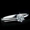 Women Clear Zircon Inlaid Wedding Bridal Engagement Party Jewelry Ring Size 6-9