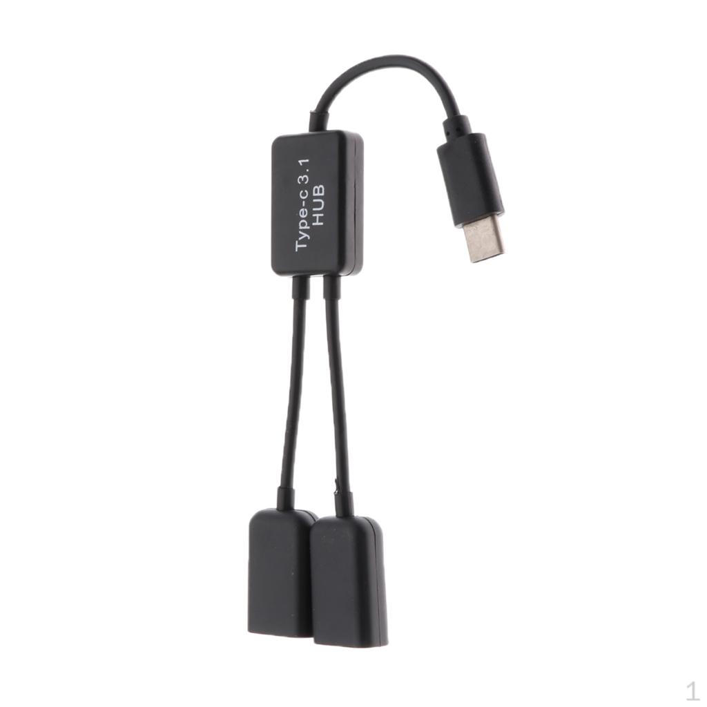 

к двойному USB-адаптеру OTG-кабельному разветвителю