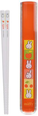Kutsuwa Miffy Chopsticks and Case Kids Lunch Series Set,