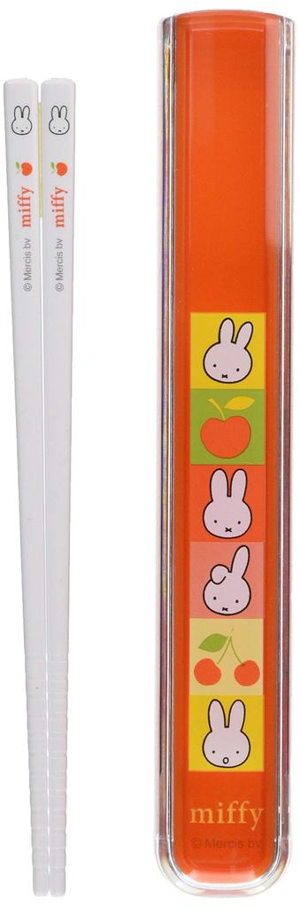 Kutsuwa Miffy Chopsticks and Case Kids Lunch Series Set,