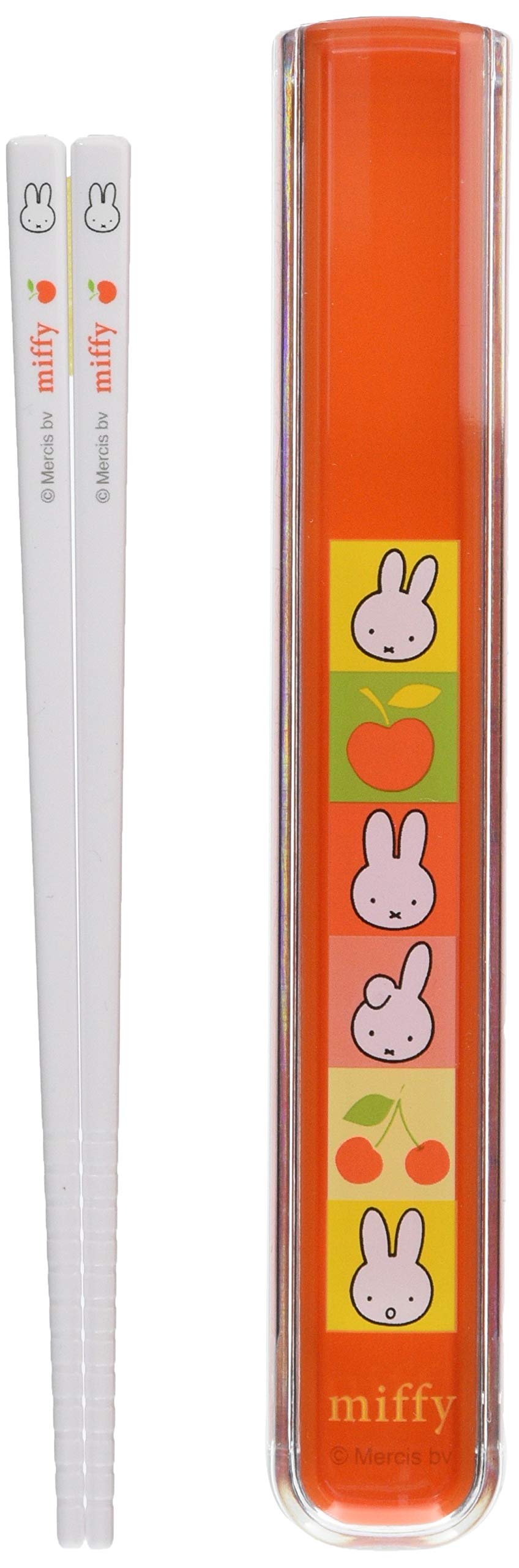 

Kutsuwa Miffy Chopsticks and Case Kids Lunch Series Set,
