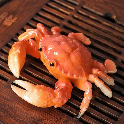 Yixing Tea Pet Ornament Watering Color Changing Crab Decoration Creative Personality Can Raise Tea Art Boutique