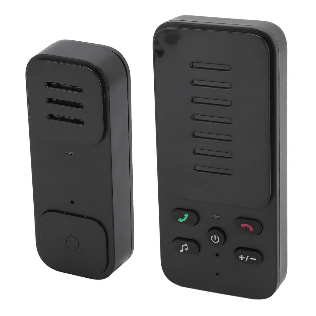 Wireless Intercom Doorbell LED Indicator 1000ft Range Electronic Full Duplex Doorbells with 6