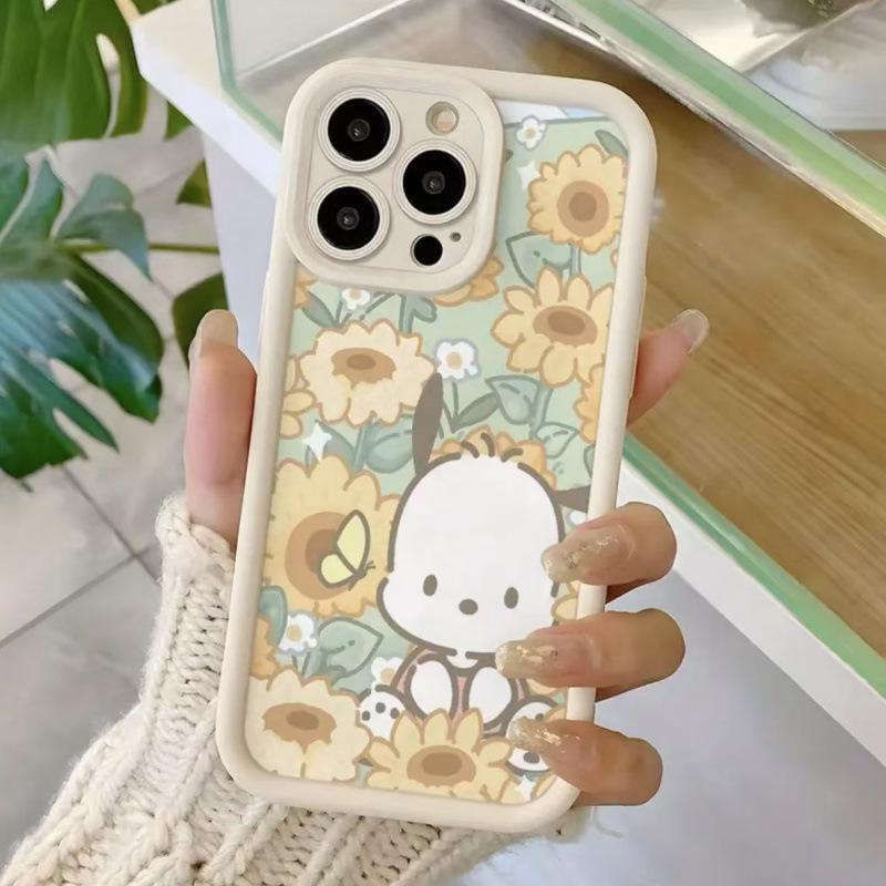 

Pacha Dog Silver Shell Case for Apple 17/16/15 Pro and 14/13/12 Pro Max iPhone 15 ProMax