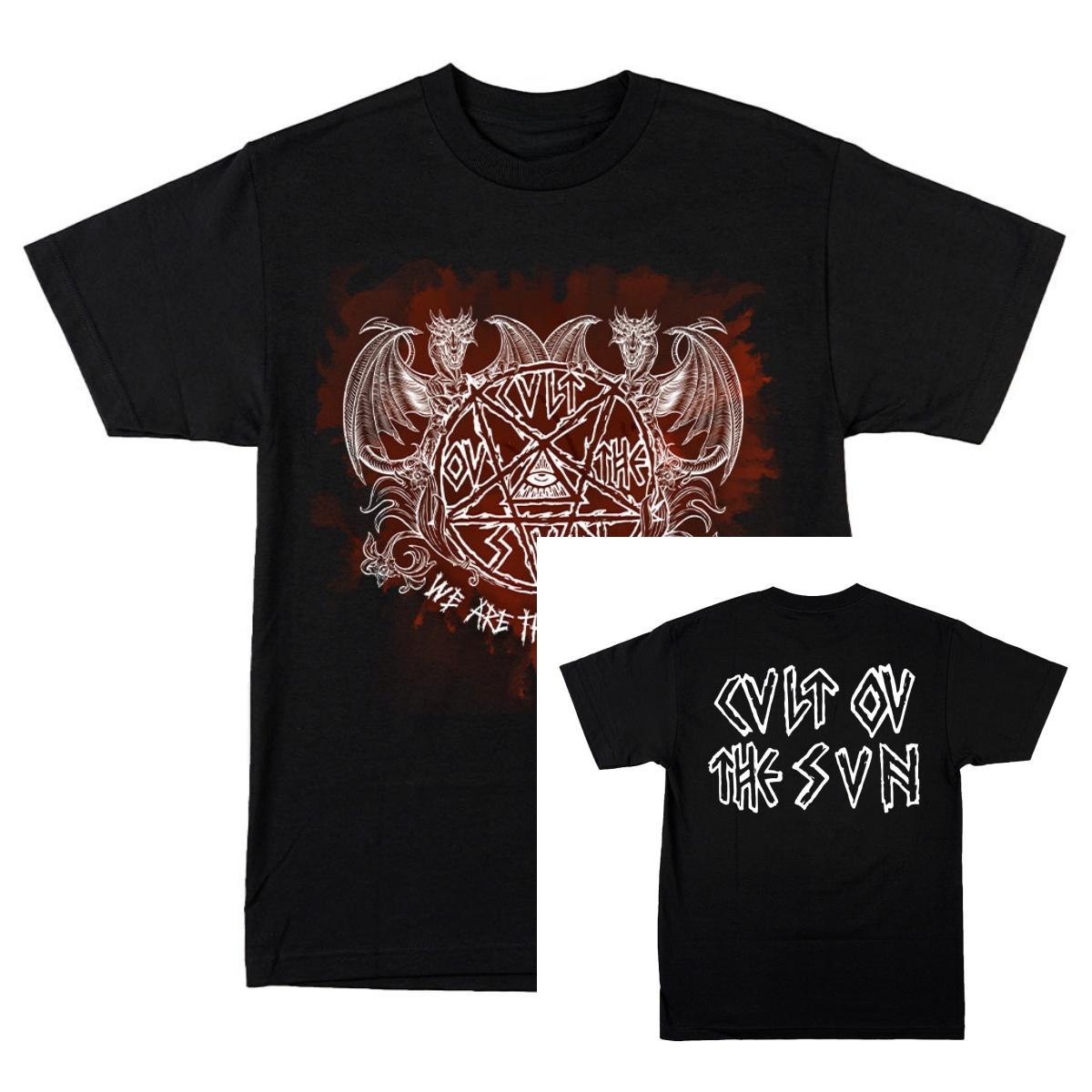 Cvlt Ov The Svn We Are The Dragon Band TShirt  Cotton Graphic Tee Unisex Women Summer Streetwear Top S
