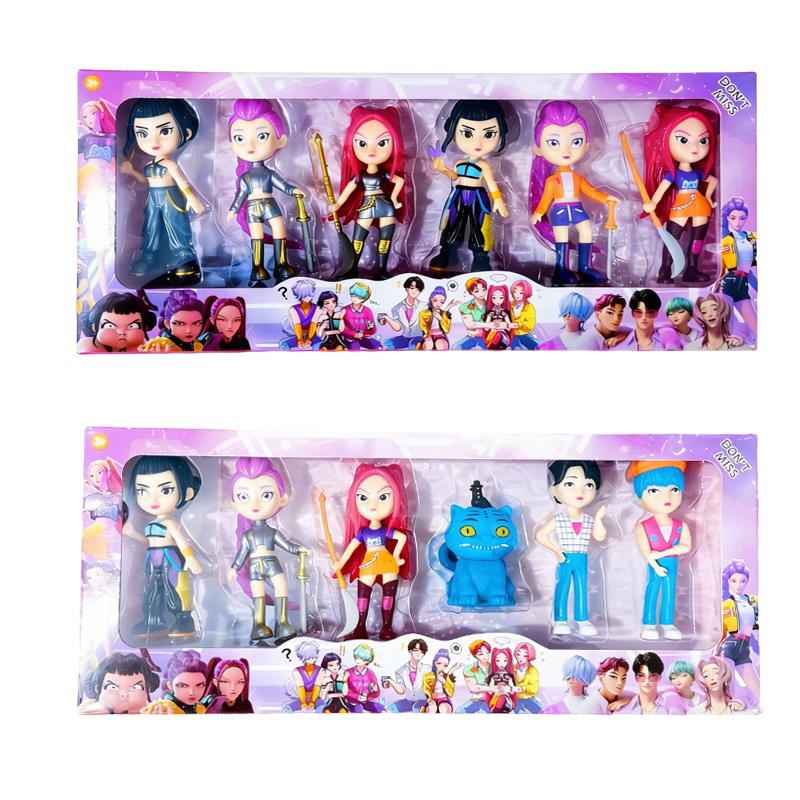 2026 Latest Anime Kpops Model Rumi Zoe Mira Anime Polyvinyl Chloride Character Set Desktop Trinkets Childrens Present Toys