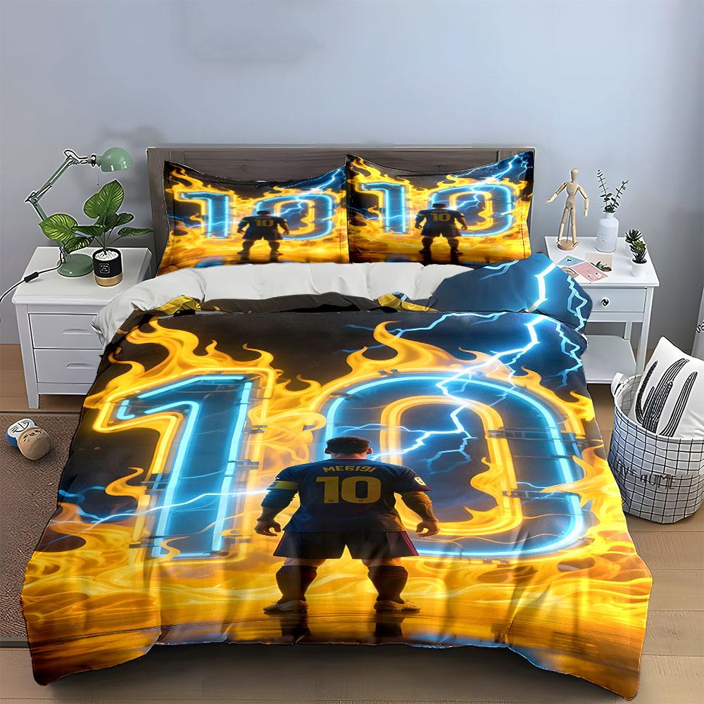 Fiery electrifying brilliance Bedding sets Duvet cover sets Duvet covers Pillowcases(1*Duvet Cover 2*Pillowcases without duvet insert)