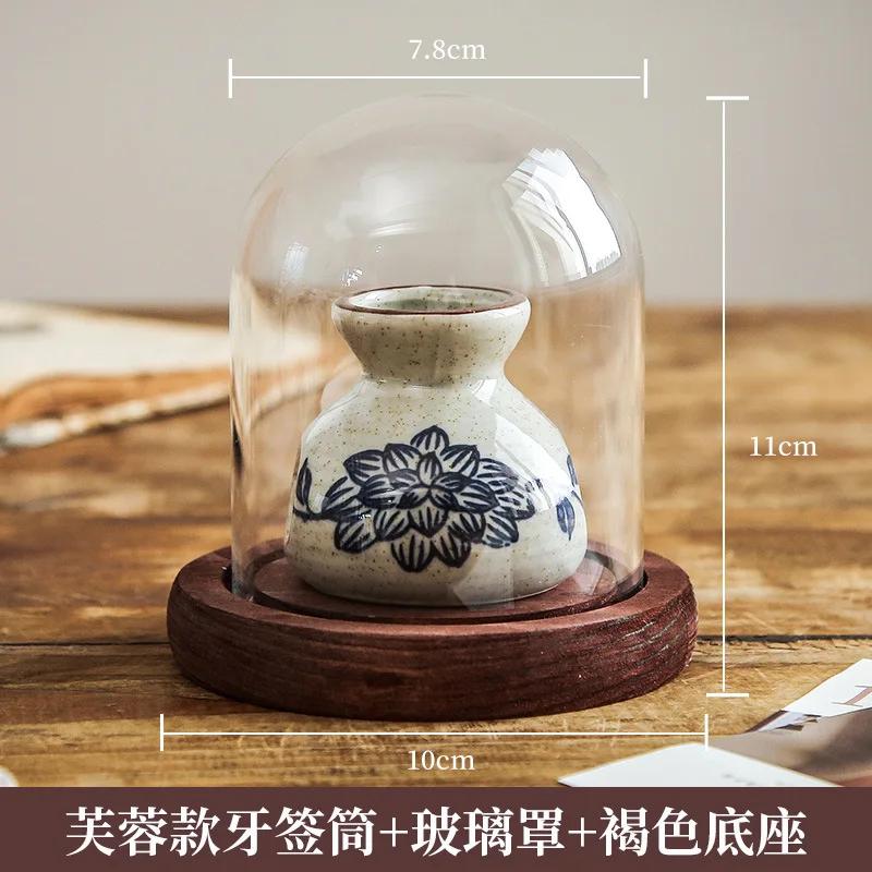 Personalizovaná krabička na párátka Domácí lehký luxusní keramický držák na párátka Kreativní hotelový catering Komerční nádobka na vatové tyčinky