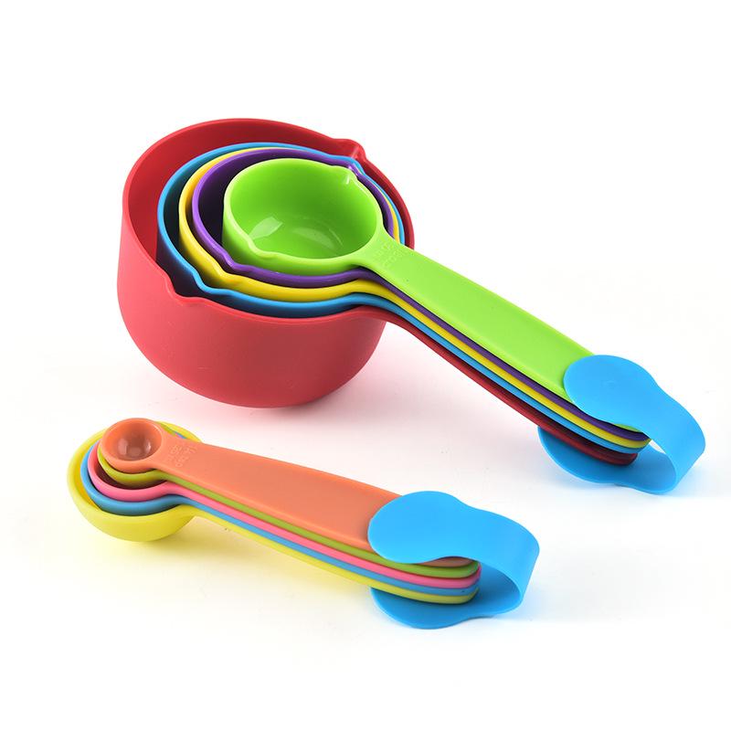 Colorful 5-Piece Measuring Spoon & Cup Set for Baking and DIY Projects