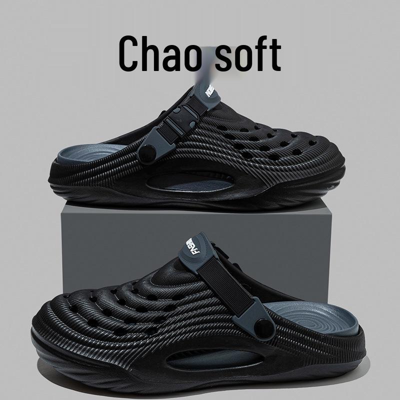 2025 Heren Zomer Strand Sandalen met Dikke Zool en Gesloten Teen